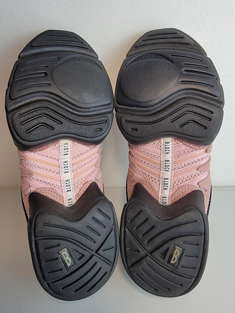 Bloch Adult Boost Mesh Split Sole Dance Sneakers Pink Women's Tag Sz. 8 - READ - Picture 13 of 15